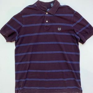 Champs purple collard shirt